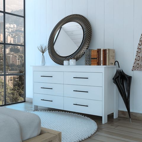 Luxor Six Drawer Double Dresser - Walmart.com regarding The craftsmanship behind Luxor furniture and what makes it stand out