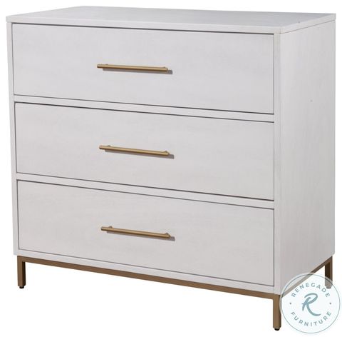 Madelyn White 3 Drawer Small Chest From Alpine | Coleman Furniture with Stapleton 3 Drawer Small Chest, White