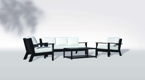 Magnolia Sofa W/ Sunbrella® Cushions - Rousseau's intended for The Enduring Appeal of the Black Magnolia Sofa in Modern Homes