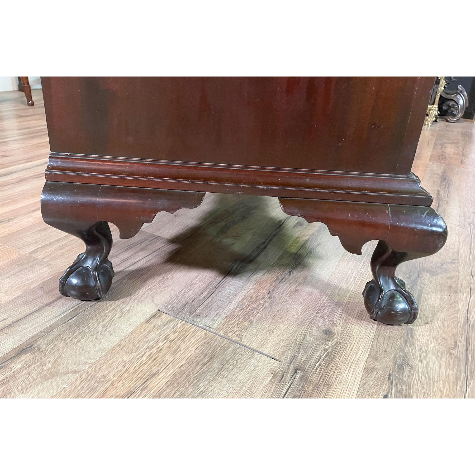 The History and Legacy of NVIN0388 Mahogany Ball and Claw Blockfront Chest of Drawers