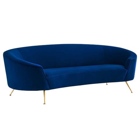Marchesa Upholstered Performance Velvet Sofa By Modway - Walmart.com with Modway Avendale Modern Style Performance Velvet Sofa In Deep/Navy
