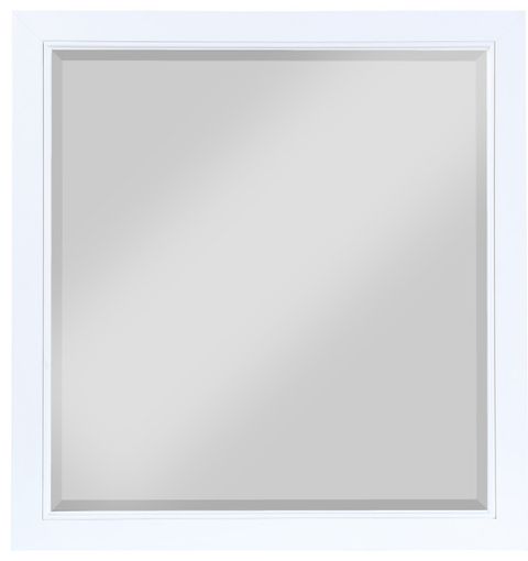 Marisol Wood / Metal Contemporary Mirror - Transitional - Wall Mirrors - By Meridian Furniture ... with Marisol Wood / Metal Contemporary Chest, Rich Navy Finish