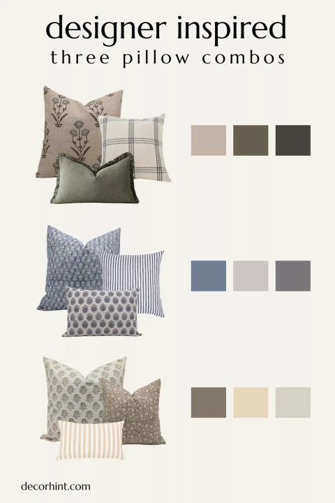 Master The Art Of Mixing And Matching Throw Pillows | Sofa Cushions ... pertaining to Mix Pillow Patterns Like A Pro: 17 Foolproof Themes