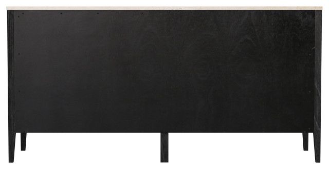 Mayfair 6 Drawer Wood And Marble Dresser - Transitional - Dressers - By ... intended for Mayfair 6 Drawer Wood And Marble Dresser, Light Beige