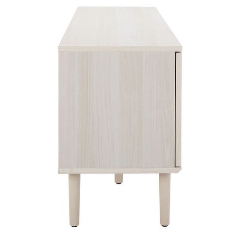 Med9610C Tv Stands - Furniture By Safavieh throughout Safavieh Evane 2 Door Media Stand, Bleached White/Natural