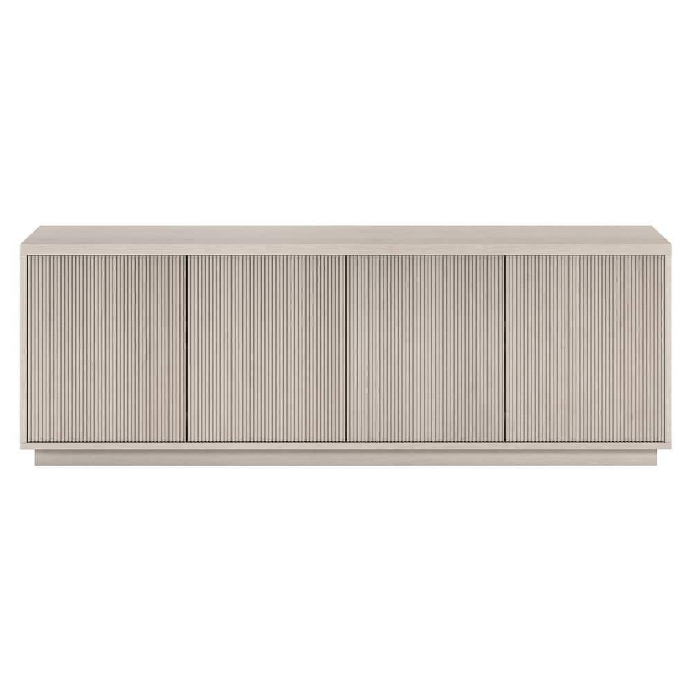 Meyer&amp;Cross Hanson Rectangular Alder White Tv Stand For Tv's Up To 75 ... regarding Oswald Rectangular Tv Stand For Tv's Up To 75 In Alder White