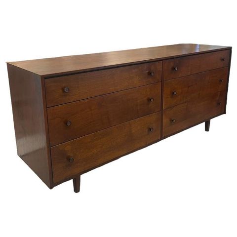 Mid Century Modern 6 Drawer Lowboy Dresser By Widdicomb For Sale At ... intended for How to Style Your Living Space with Classic Wooden Pieces