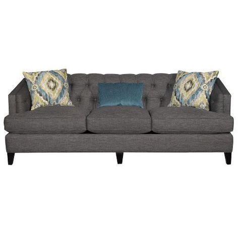 Mid Century Modern Graphite Gray Sofa - Nixon | Rc Willey in Beyond the Look Understanding the Craftsmanship of Bentley Sofas