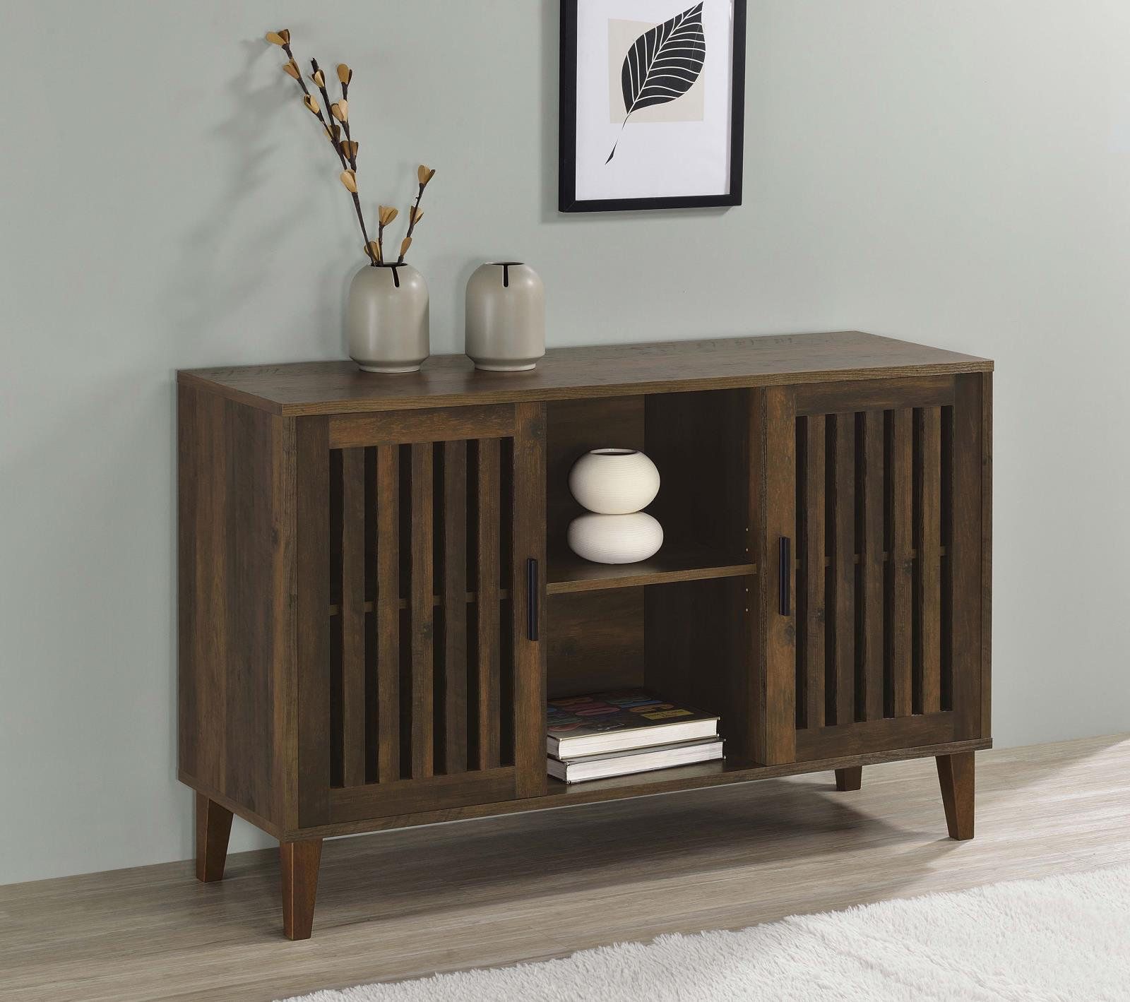 Millwood Pines Torin Dark Pine 2-Door Engineered Wood Accent Cabinet ... for Sedona 2-Door Engineered Wood 60&quot; Tv Stand Dark Pine