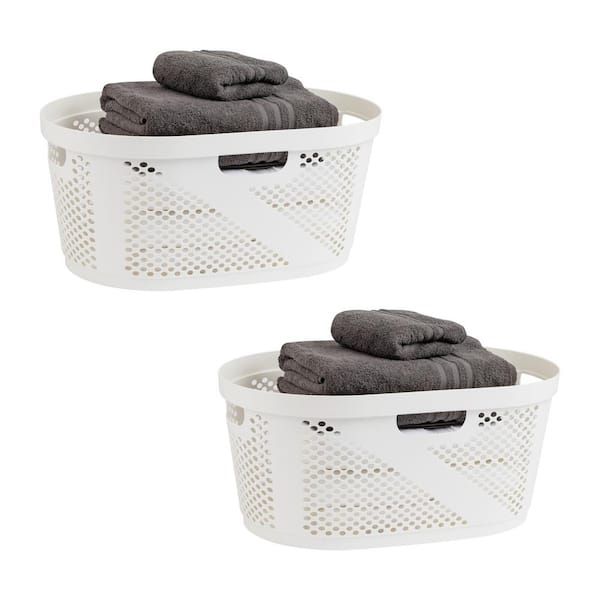 Mind Reader White 10.5 In. H X 14.5 In. W X 23 In. L Plastic 60L Modern ... within