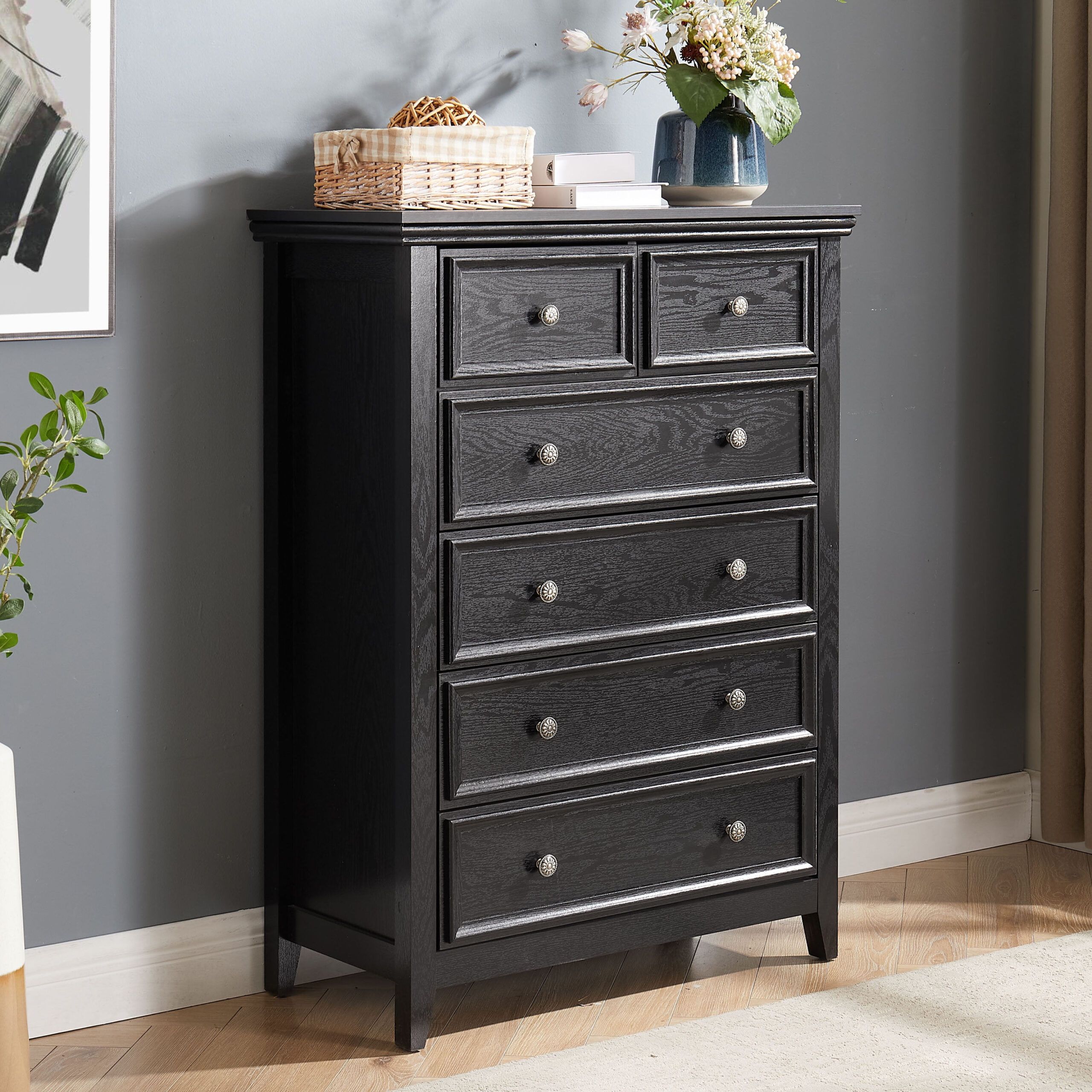 From Bedroom to Office The Many Roles of a 6 Drawer Cabinet
