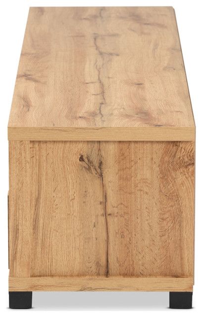 Modern And Contemporary Oak Brown Finished Wood 3-Drawer Tv Stand ... within Modern And Contemporary Oak Brown Finished Wood 1-Drawer Tv Stand