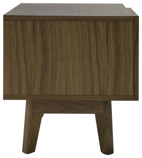 Modrest Abelard Mid-Century Walnut Nightstand - Midcentury ... with regard to Abelard Mid-Century Walnut Dresser