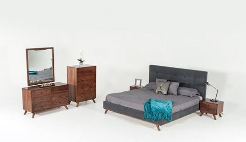 Modrest Addison Mid-Century Modern Walnut Chest By Vig Furniture ... for Caring for Your Modrest Claire Walnut Chest Timeless Advice