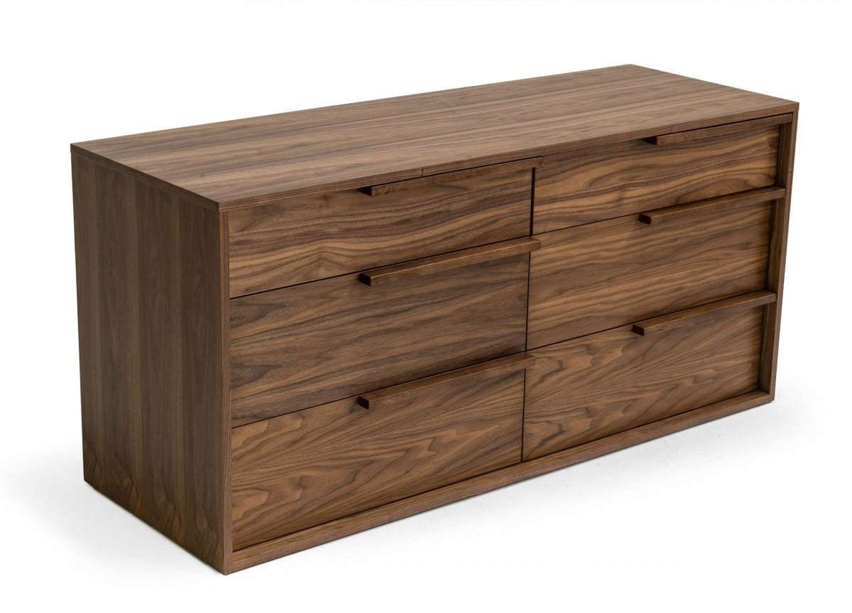 Modrest Amberlie Modern Walnut Dresser - Kfrooms within Modrest Amberlie Modern Walnut Dresser
