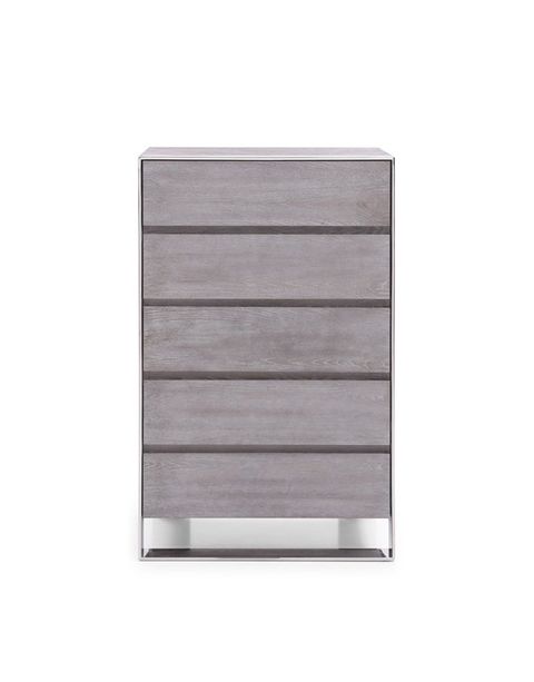 Modrest Arlene Modern Grey Elm Chest | Atlas Furniture Imports for Modrest Arlene Modern Grey Elm Dresser