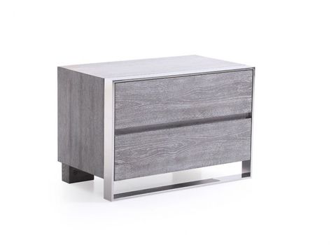 Modrest Arlene Modern Grey Elm Nightstand | Stainless Steel Legs ... with Why the Modrest Arlene Grey Elm Dresser Stands Out