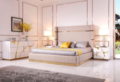 Modrest Aspen - Modern Wide Black And Gold Nightstand with Understanding the Appeal of Modrest Aspen Modern Wide Black and Gold Dresser in Contemporary Interior Design