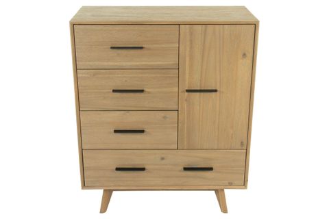 Modrest Claire - Contemporary Walnut Chest | Atlas Furniture Imports regarding Modrest Claire Walnut Chest