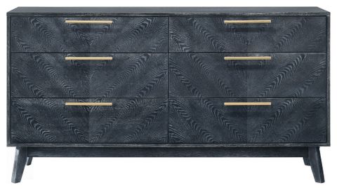 Modrest Diana Modern Grey Ash Dresser - Midcentury - Dressers - By Vig ... throughout