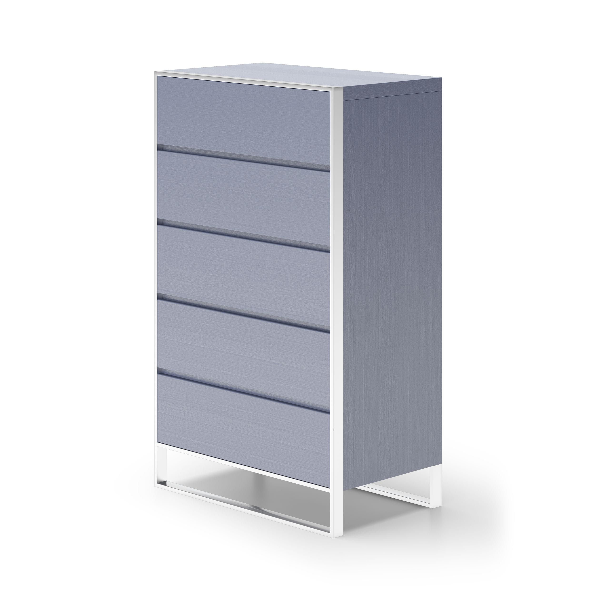 Modrest Jolene - Modern Grey Chest | Atlas Furniture Imports within How the Modrest Jolene Modern Grey Dresser Elevates Bedroom Design