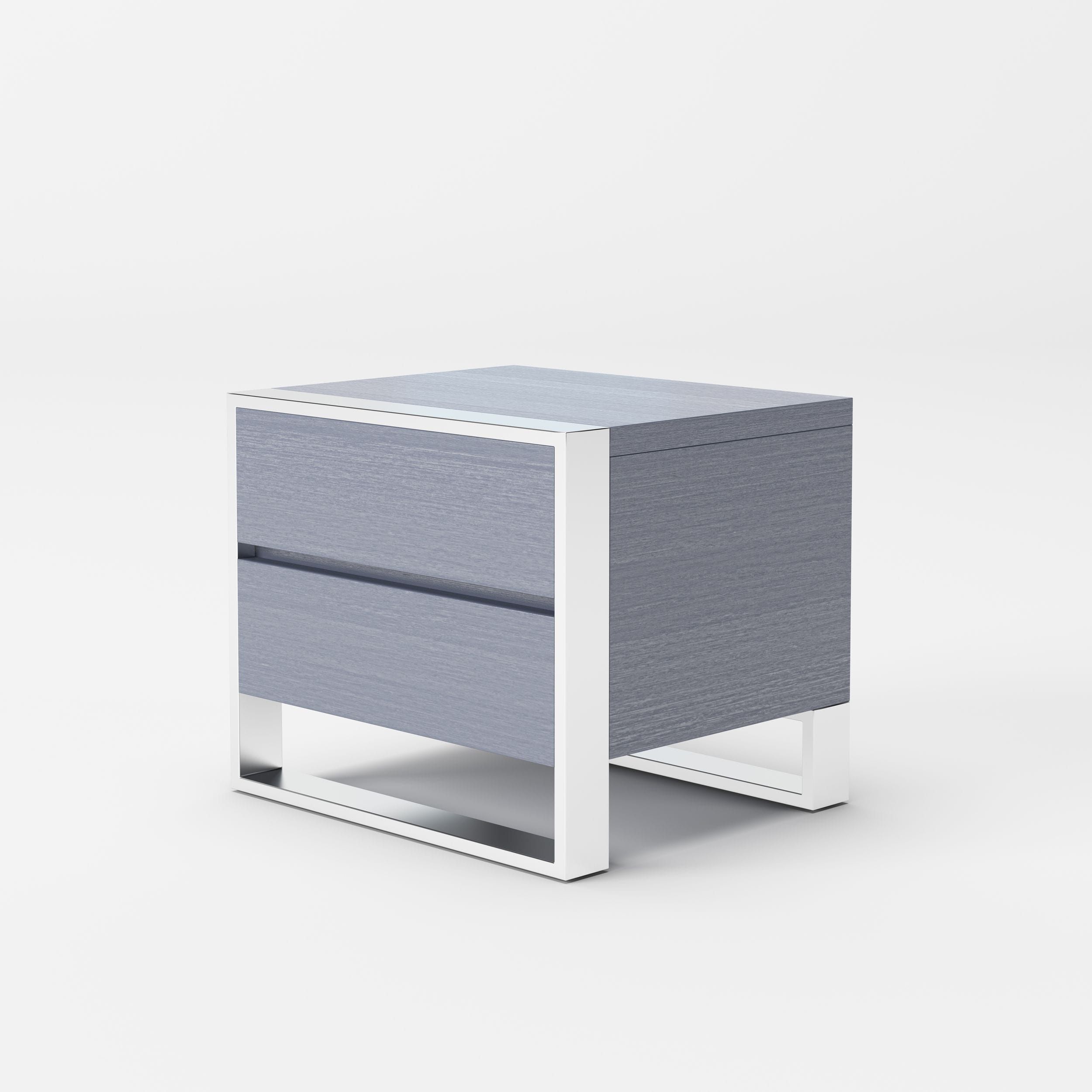 Modrest Jolene - Modern Grey Nightstand | Atlas Furniture Imports in Modrest Jolene Modern Grey Dresser