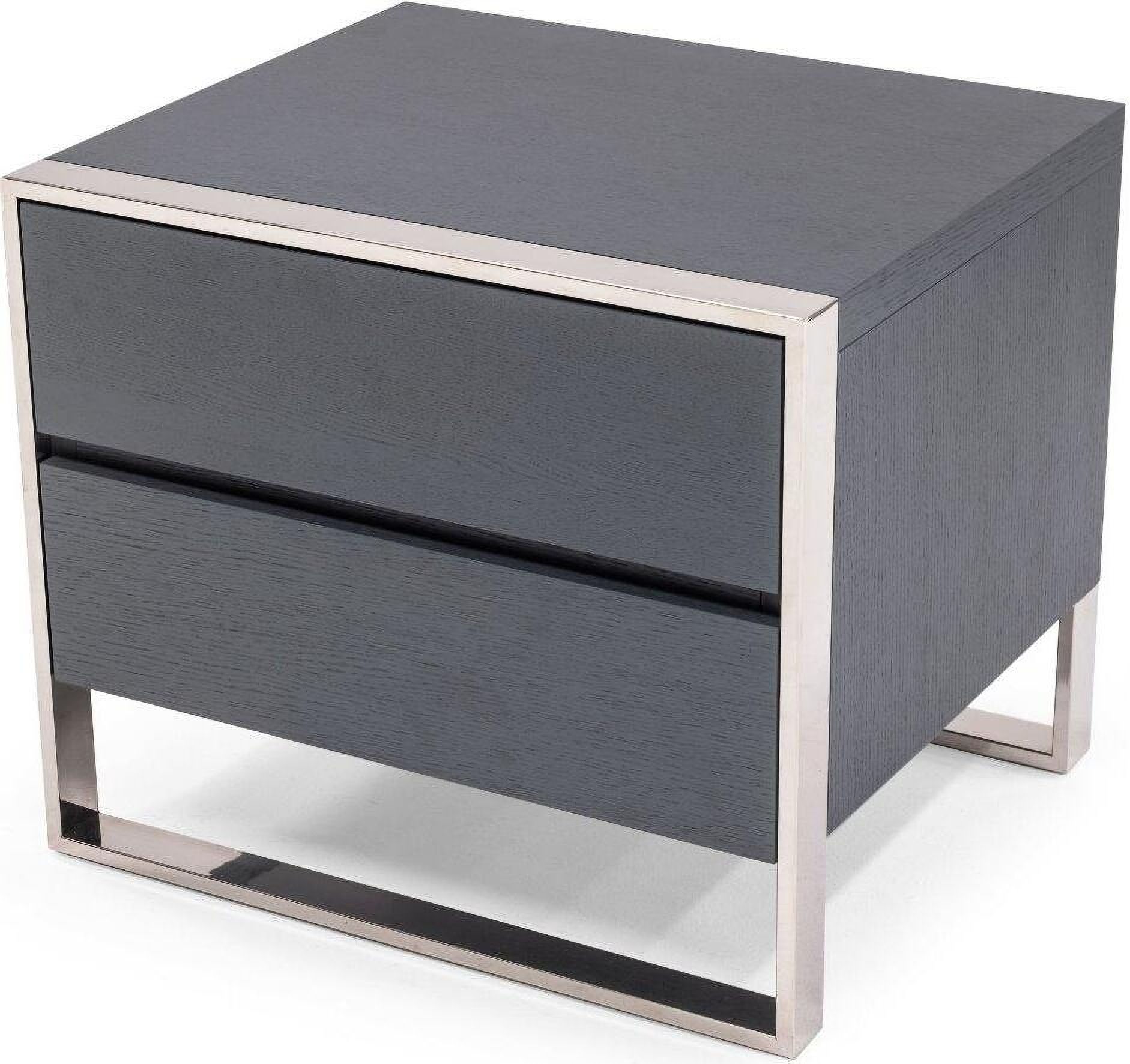 Modrest Jolene Modern Grey Nightstand By Vig Furniture | 1Stopbedrooms with Modrest Jolene Modern Grey Dresser