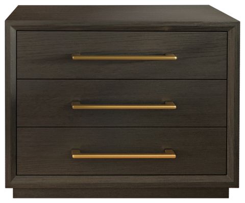 Modrest Manhattan- Contemporary Grey And Gold Nightstand - Transitional ... with The Lasting Appeal of a Contemporary Modrest Dresser