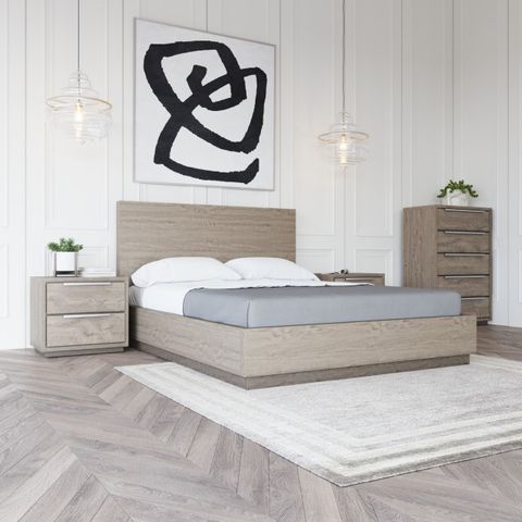 Modrest Samson Contemporary Gray And Silver Chest - Transitional - Dressers - By Vig Furniture ... pertaining to A User's Perspective Insights into Living with the Modrest Samson Chest