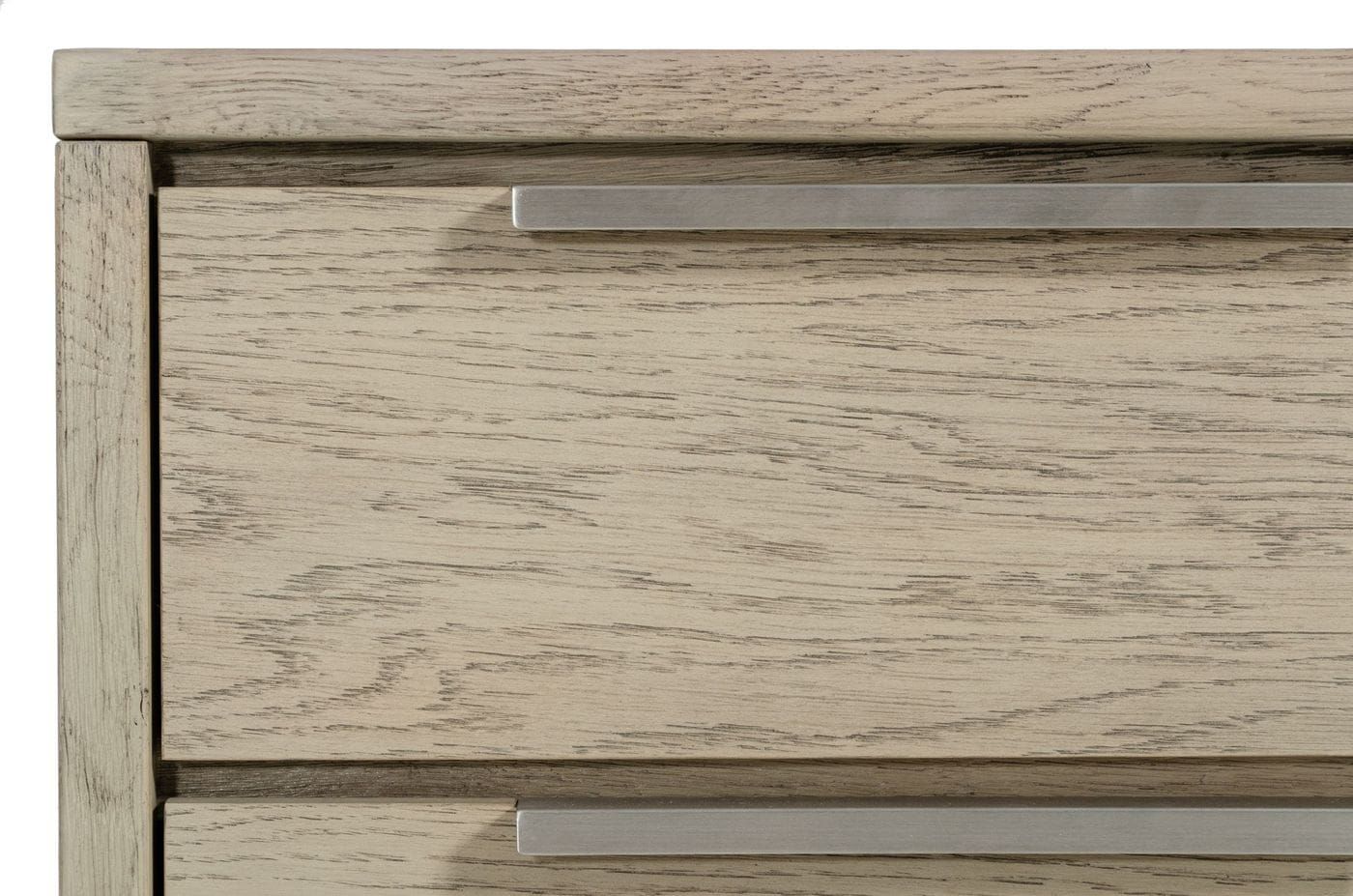 Modrest Samson - Contemporary Grey And Silver Nightstand | Atlas Furniture Imports throughout Modrest Samson Contemporary Gray And Silver Chest