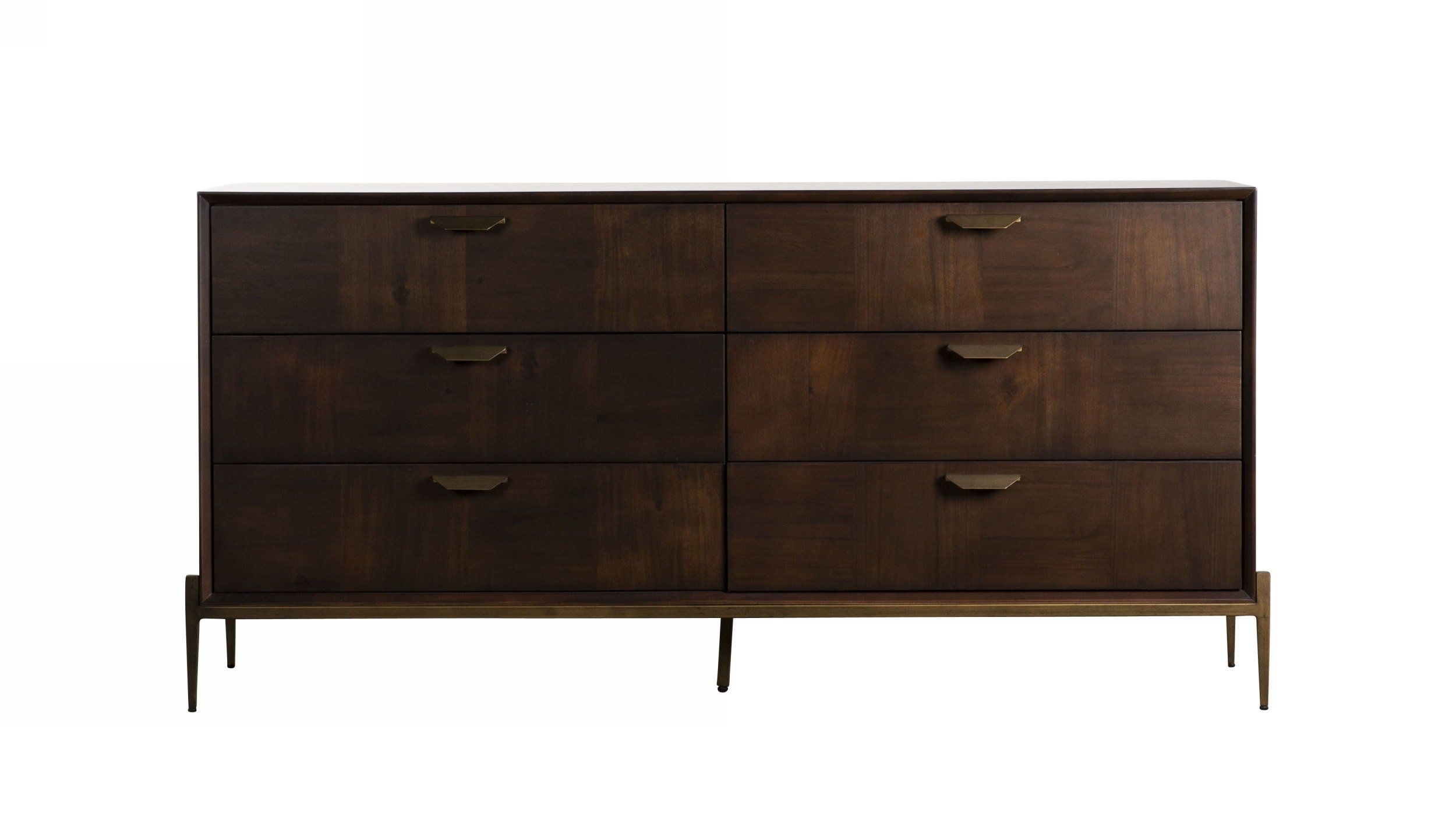 Modrest Shane - Modern Acacia &amp; Brass Dresser | Atlas Furniture Imports with regard to Unveiling the Modrest Fearn Dresser A Guide to its Unique Design