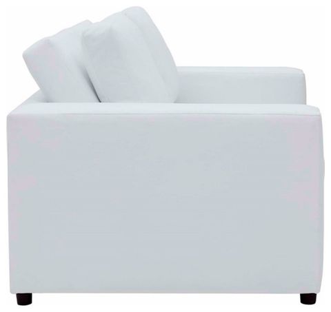 Modway Avendale Modern Style Performance Velvet Loveseat In Dove/White ... for Modway Avendale Modern Style Performance Velvet Sofa In Deep/Navy