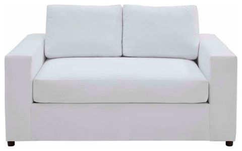 Modway Avendale Modern Style Performance Velvet Loveseat In Dove/White ... pertaining to Choosing the Modway Avendale Deep Navy Velvet Sofa Key Considerations