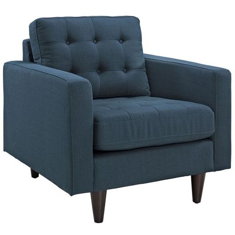 Modway Empress Modern Upholstered Fabric Armchair In Azure Blue In 2025 ... for Understanding the Materials and Craftsmanship of the Modway Proximity Sofa