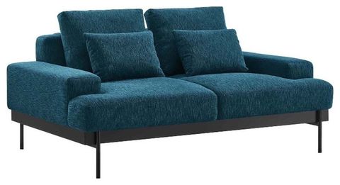 Modway Proximity Upholstered Polyester Fabric Loveseat In Azure Blue ... throughout Understanding the Materials and Craftsmanship of the Modway Proximity Sofa