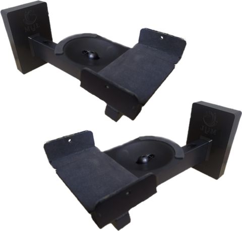 Myl Speaker Wall Mounts, Pair Of Universal Side Clamping Bookshelf ... throughout Beyond the Basics Understanding the Benefits of AVF Side Clamping Mounts