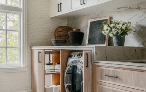 New This Week: 6 Stylish Laundry Rooms intended for Elevate Your Chores Six Beautifully Redesigned Laundry Spaces