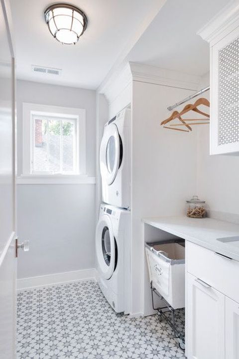 New This Week: 7 Lovely Laundry Rooms | Narrow Laundry Room, Laundry ... inside Creating Your Perfect Laundry Haven 8 Ideas to Steal