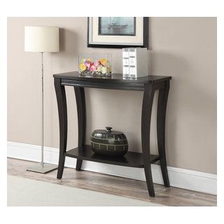 Newport Console Table With Shelf - Contemporary - Living Room - Chicago ... intended for Mastering the Newport 3 Shelf Console for Stylish Storage