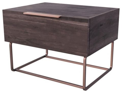 Nova Domus Benzon Italian Modern Dark Rovere Nightstand - Contemporary ... intended for Nova Domus Benzon Italian Modern Dark Rovere Dresser