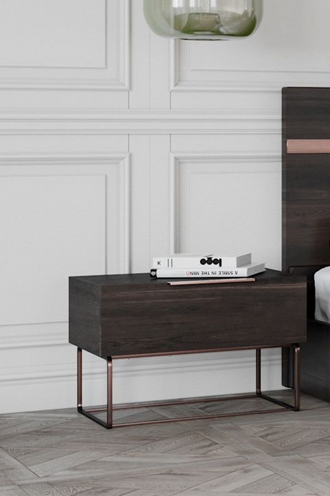 Nova Domus Benzon Italian Modern Dark Rovere Nightstand - Contemporary ... regarding Nova Domus Benzon Italian Modern Dark Rovere Dresser