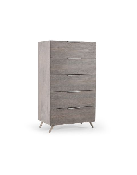 Nova Domus Bronx Italian Modern Faux Concrete And Grey Chest ... throughout Exploring the Craftsmanship Behind Nova Domus Alexa Italian Gray Furniture