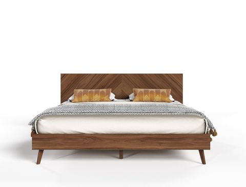 Nova Domus Kamela -Modern Walnut Bed for Nova Domus Kamela- Modern Walnut Chest