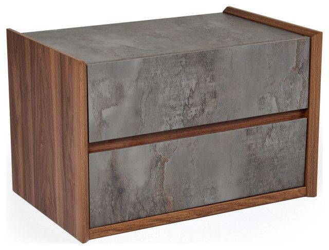 Nova Domus Rado Modern Walnut And Stucco Nightstand - Transitional ... in Nova Domus Rado Modern Walnut And Stucco Dresser