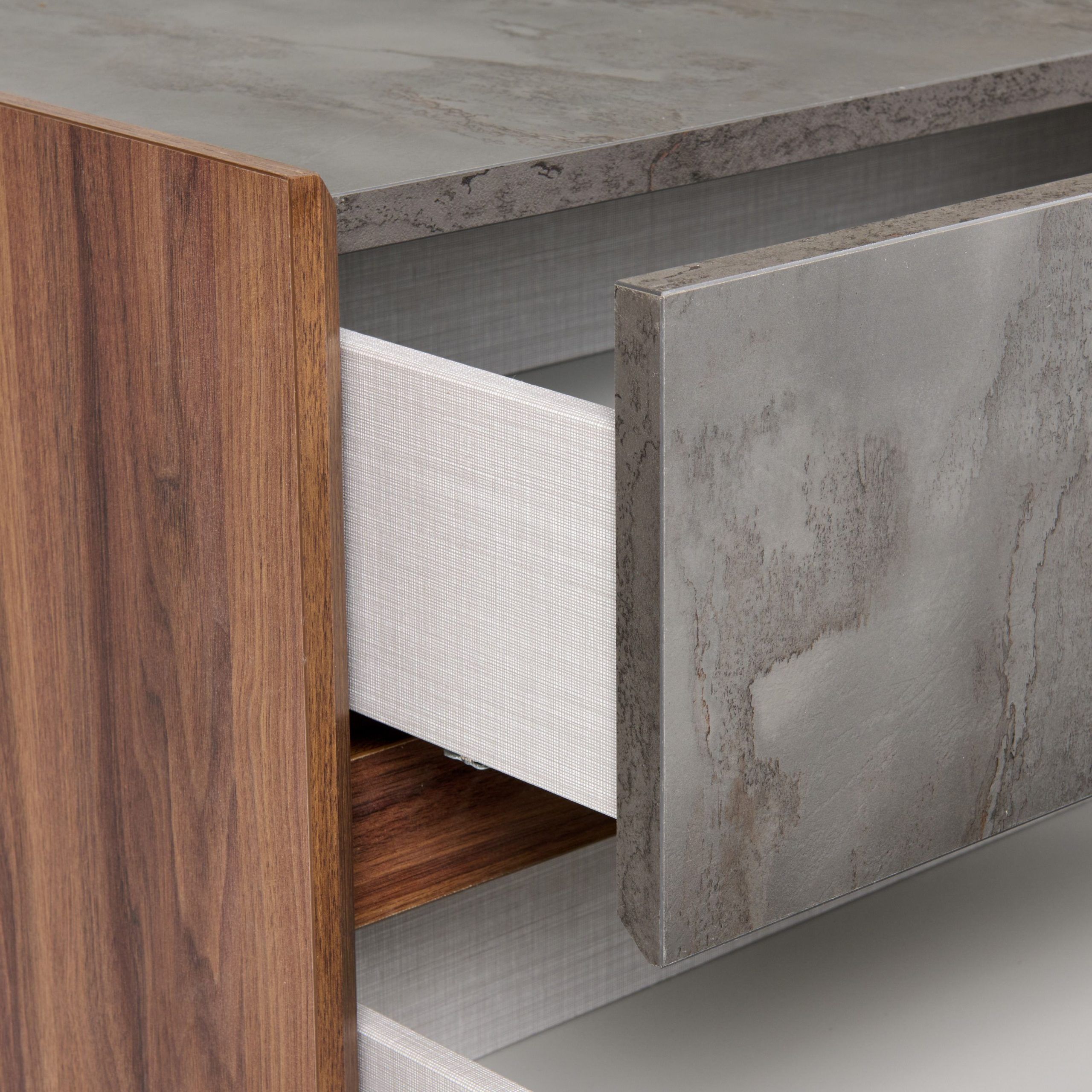 Nova Domus Rado Modern Walnut &amp; Stucco Nightstand | Modern Italian ... with Understanding the Craftsmanship Behind Nova Domus Rado Modern Walnut and Stucco Dresser