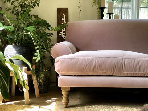 One Pink Velvet Sofa..... Styled Three Ways — Hornsby Style with regard to The Enduring Charm of Velvet Sofas A Timeless Design Choice