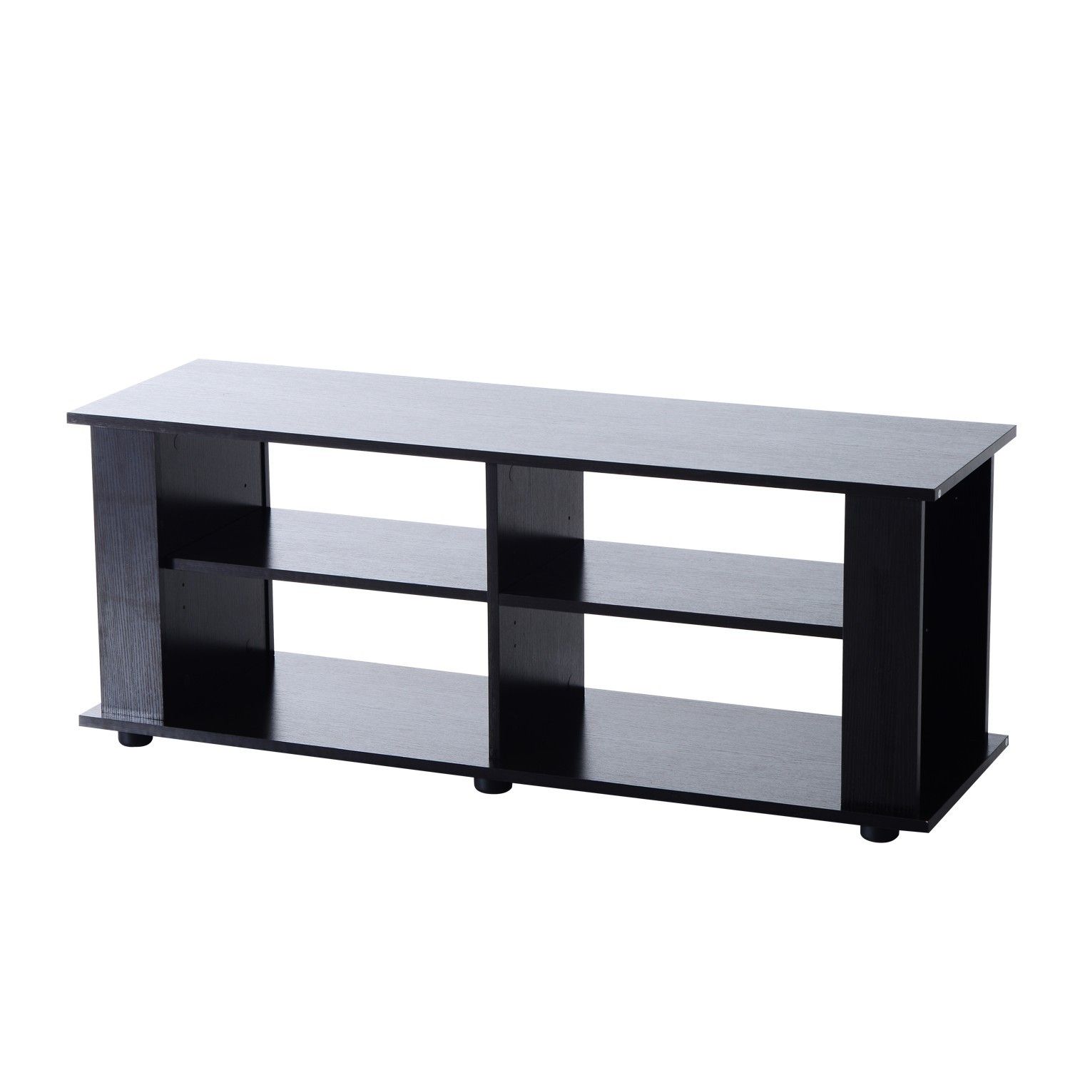 Open Tv Stand - Ideas On Foter with regard to Roseto Weif10039 70&quot;W Contemporary Open Shelf Tv Stand Media - Black