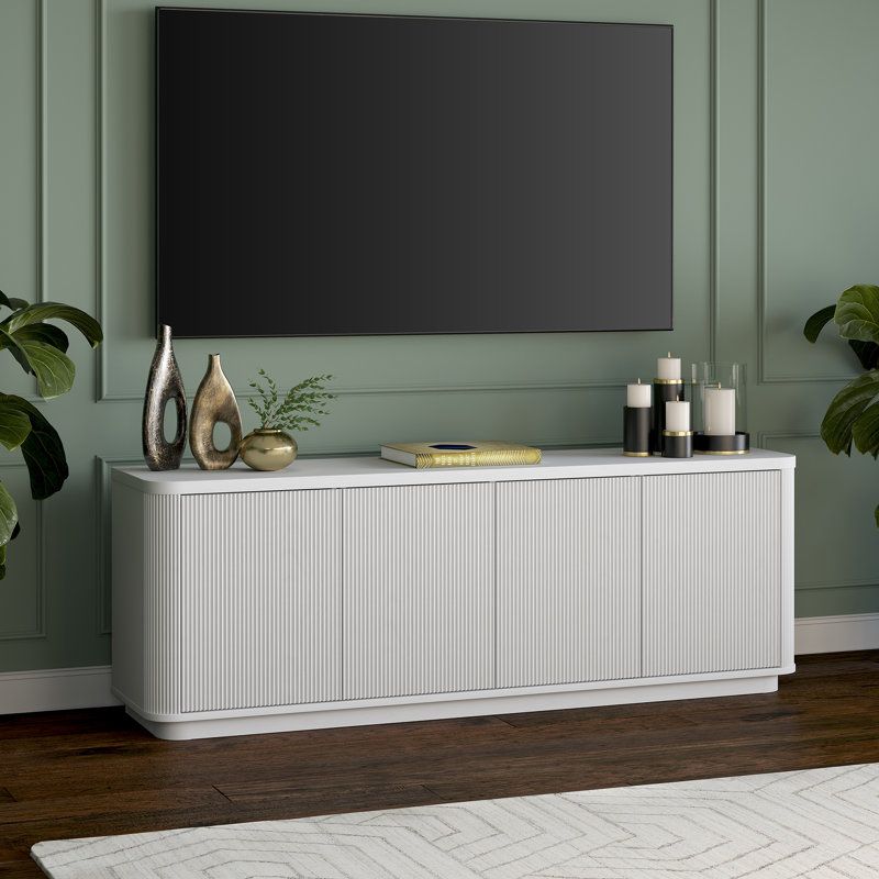 Ophelia &amp; Co. Weybossett Rectangular Tv Stand For Tv's Up To 75&quot; In ... pertaining to Oswald Rectangular Tv Stand For Tv's Up To 75 In Alder White