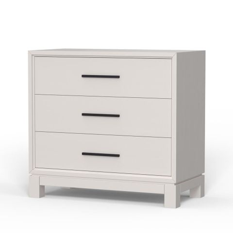 Origins By Alpine Nova 3 Drawer Small Chest In White - Walmart.com throughout Stapleton 3 Drawer Small Chest, White