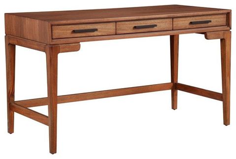 Origins By Alpine Nova Large Wood Desk In Honey Maple (Brown ... for Unpacking the Charm of the Nova TV Console in Honey Maple